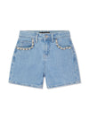 DENIM SHORTS WITH BEADS 