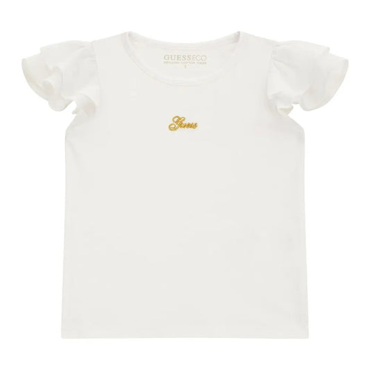 SS T-SHIRT W/CHIFFON 