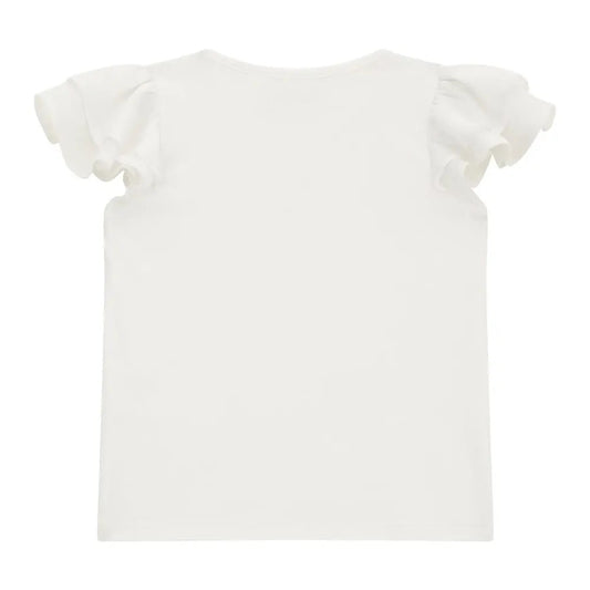 SS T-SHIRT W/CHIFFON 
