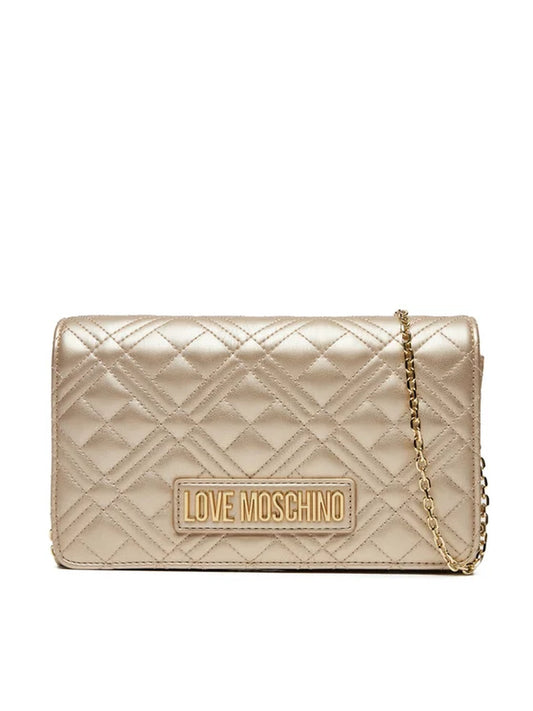 BORSA QUILTED PU METALLIC SILVER 