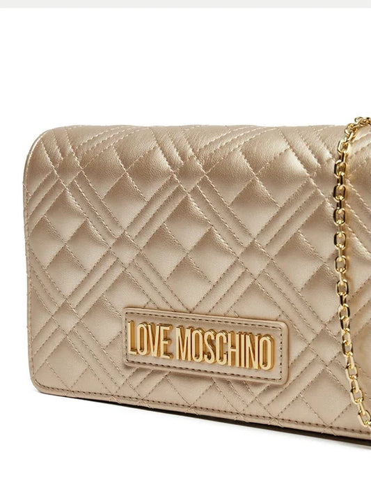 BORSA QUILTED PU METALLIC SILVER 