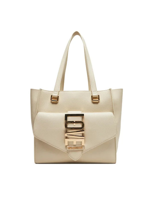 BORSA PU AVORIO 