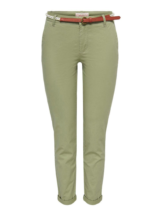 ONLBIANA MW COTTON BELT CHINO PNT NOOS 