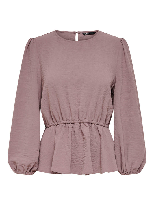 ONLMETTE DAR L/S O-NECK TOP NOOS WVN 