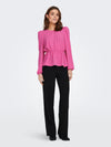 ONLMETTE DAR L/S O-NECK TOP NOOS WVN 