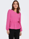 ONLMETTE DAR L/S O-NECK TOP NOOS WVN 