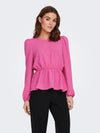 ONLMETTE DAR L/S O-NECK TOP NOOS WVN 