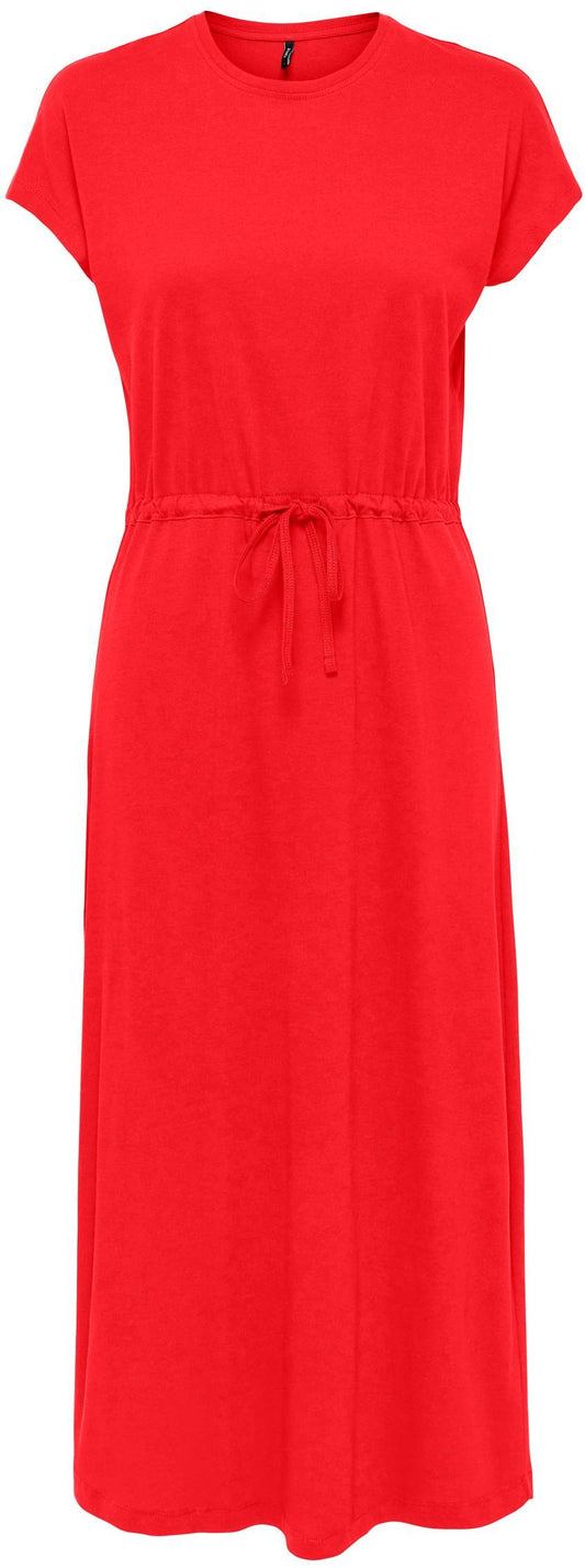 ONLMAY LIFE S/S MIDI DRESS BOX JRS 