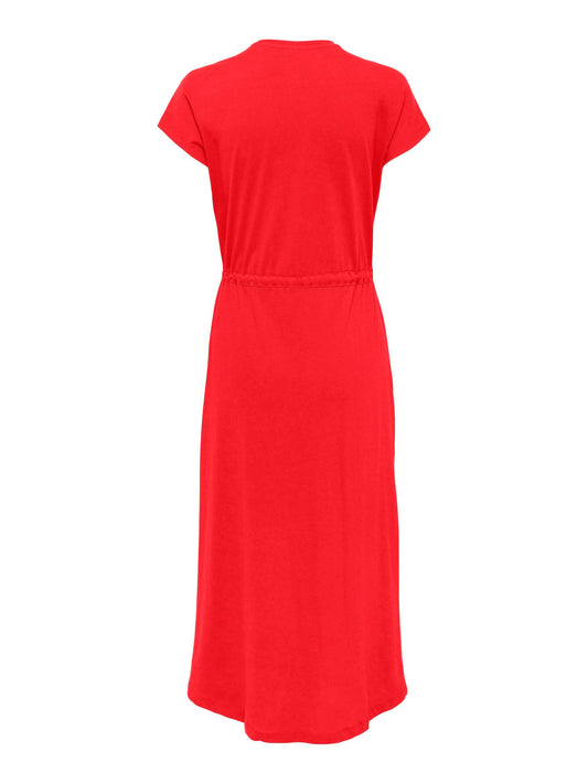ONLMAY LIFE S/S MIDI DRESS BOX JRS 