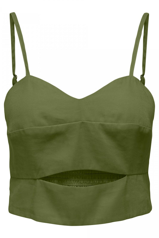 ONLMAGO LIFE STRAP CROP TOP PNT 