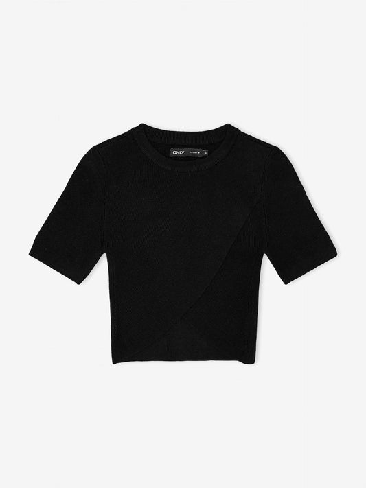 ONLKAI SS CROP O-NECK CC KNT 