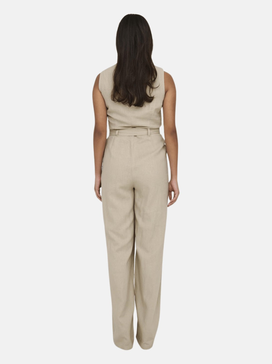 ONLCARO S/L BELT LINEN JUMPSUIT CC PNT 