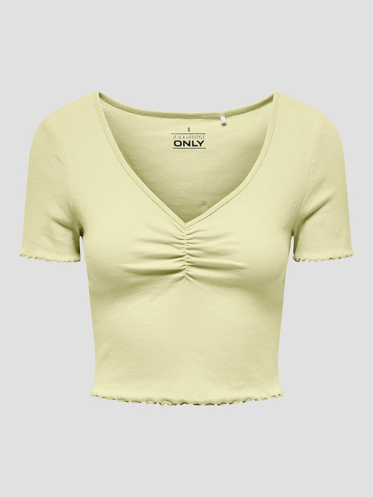 ONLBETTY S/S V-NECK TOP CC JRS 