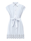 ONLLOU LIFE EMB S/S SHIRT DRESS PTM 