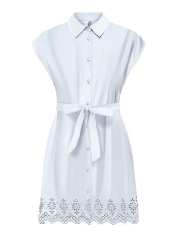 ONLLOU LIFE EMB S/S SHIRT DRESS PTM 