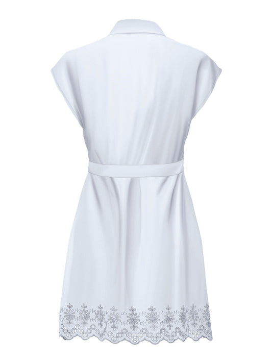 ONLLOU LIFE EMB S/S SHIRT DRESS PTM 
