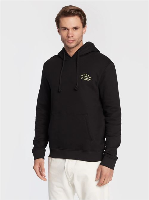 ALOIS HOODIE FLEECE GUESS | M2BQ30KBDA1/JBLK