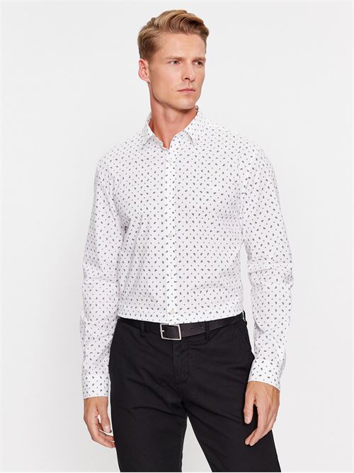 LS SUNSET AOP SHIRT GUESS | M3BH55W8BX1/P9TU