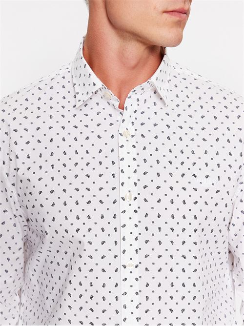 LS SUNSET AOP SHIRT GUESS | M3BH55W8BX1/P9TU