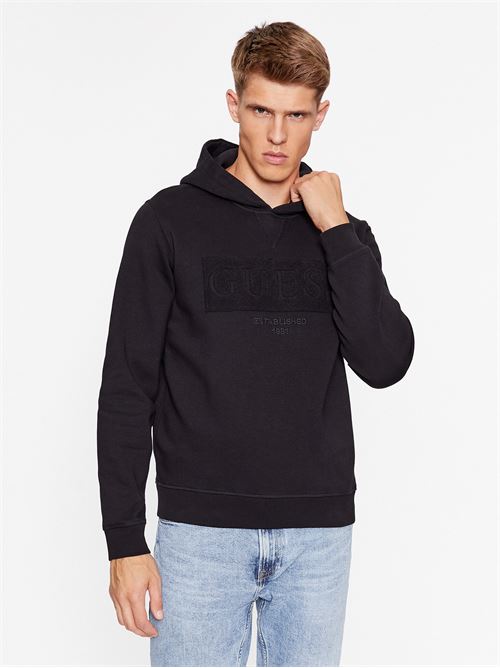 BEAU HOODIE SWEATSHIRT GUESS | M3BQ36K9Z21/JBLK