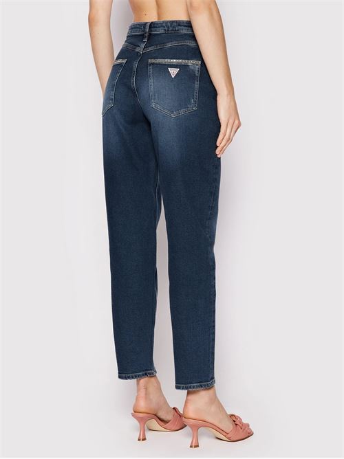 MOM JEAN FRONT YOKE GUESS | W2YA62D4PB9/SPKL