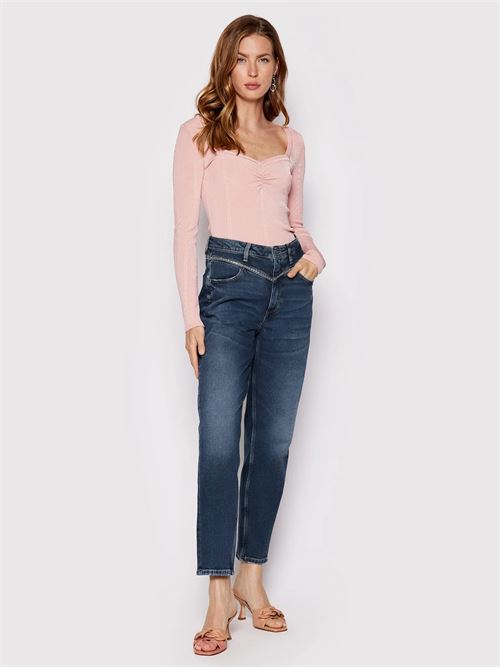 MOM JEAN FRONT YOKE GUESS | W2YA62D4PB9/SPKL