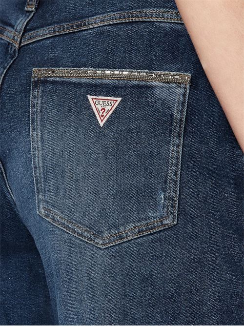 MOM JEAN FRONT YOKE GUESS | W2YA62D4PB9/SPKL