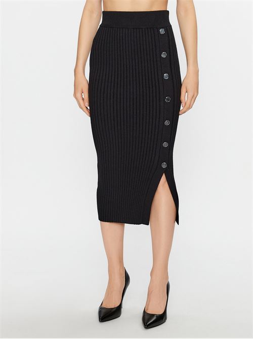 LUCIE LONGUETTE SWTR SKIRT GUESS | W3BD68Z2V42/JBLK