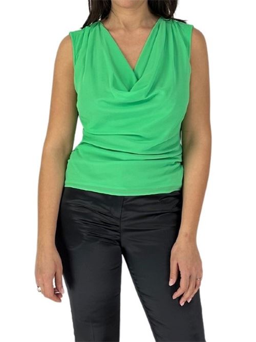 DRAPE NECK TANK TOP FRACOMINA | FR23ST2022W45201/041