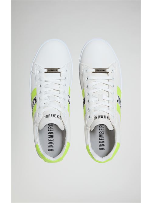 SCARPA UOMO BIKKEMBERGS | 22000-CP/WHITE/YELLOW