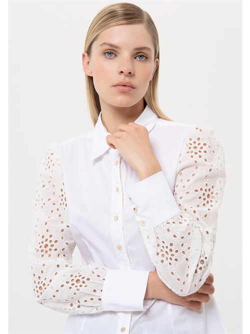 SHIRT WHITE FRACOMINA | FR24ST6007W408R1/278