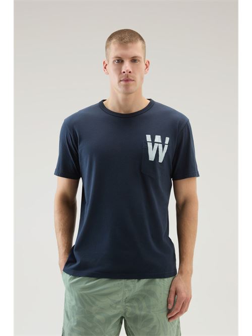 FLAG T-SHIRT WOOLRICH | CFWOTE0122MRUT2926/3989