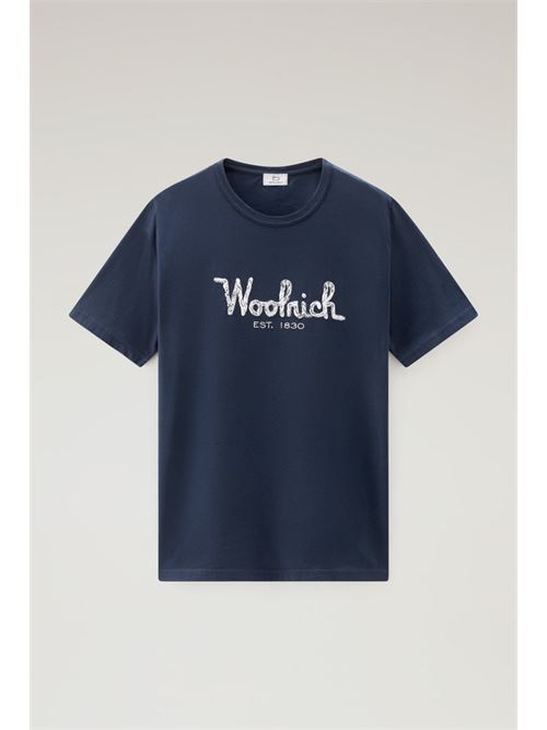 EMBROIDERED LOGO T-SHIRT WOOLRICH | CFWOTE0125MRUT2926/3989