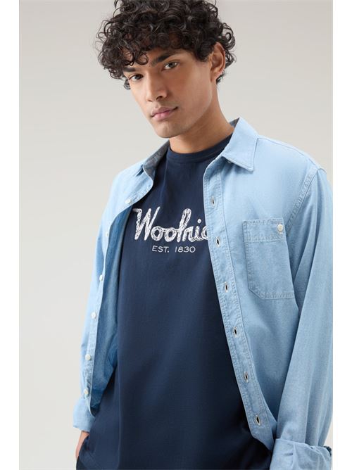 EMBROIDERED LOGO T-SHIRT WOOLRICH | CFWOTE0125MRUT2926/3989