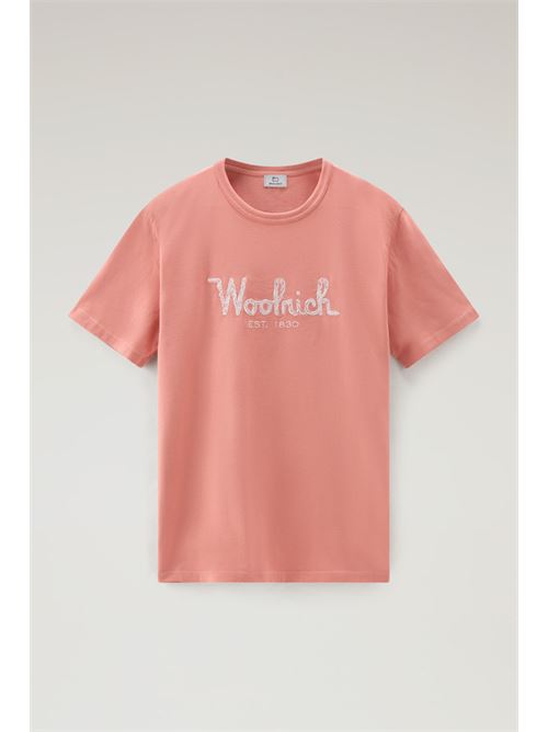 EMBROIDERED LOGO T-SHIRT WOOLRICH | CFWOTE0125MRUT2926/4397