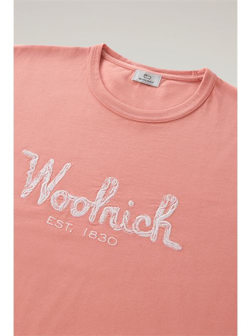 EMBROIDERED LOGO T-SHIRT WOOLRICH | CFWOTE0125MRUT2926/4397