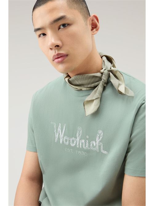 EMBROIDERED LOGO T-SHIRT WOOLRICH | CFWOTE0125MRUT2926/621