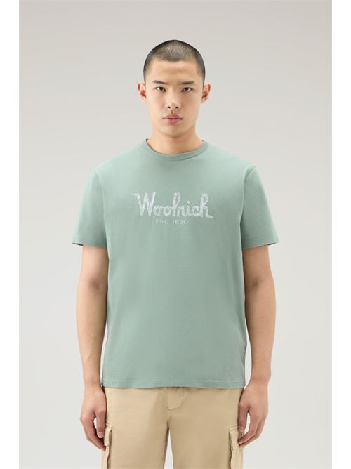 EMBROIDERED LOGO T-SHIRT WOOLRICH | CFWOTE0125MRUT2926/621