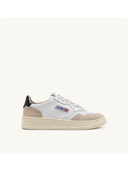 MEDALIST LOW MAN LEAT/SUEDE AUTRY | AULM-LS21/WHT/BLK