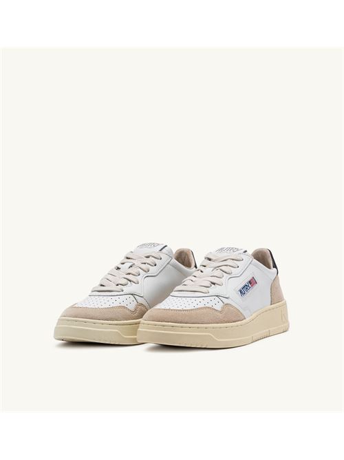 MEDALIST LOW MAN LEAT/SUEDE AUTRY | AULM-LS21/WHT/BLK