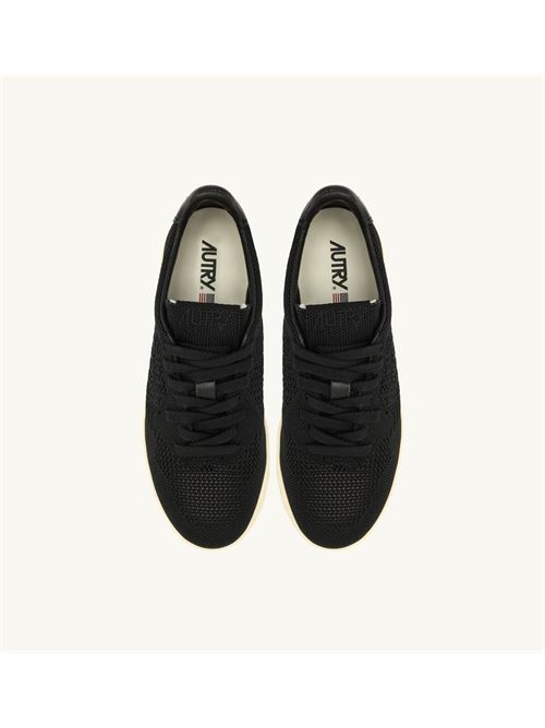 Sneakers Medalist Easeknit Low in tessuto traforato Nero AUTRY | EKLM-KN18/BLACK-IVORY