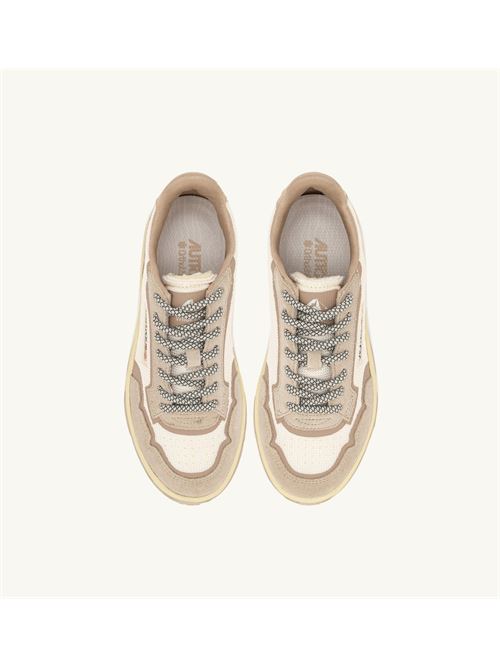 Sneakers Donna Wilpace Low in Mesh e Suede AUTRY | LDLW-AK03/WHIS-SAND