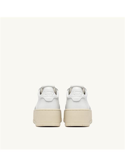 PLATFORM LOW WOM-LEAT/LEAT AUTRY | PTLW-LL15/WHT/WHT