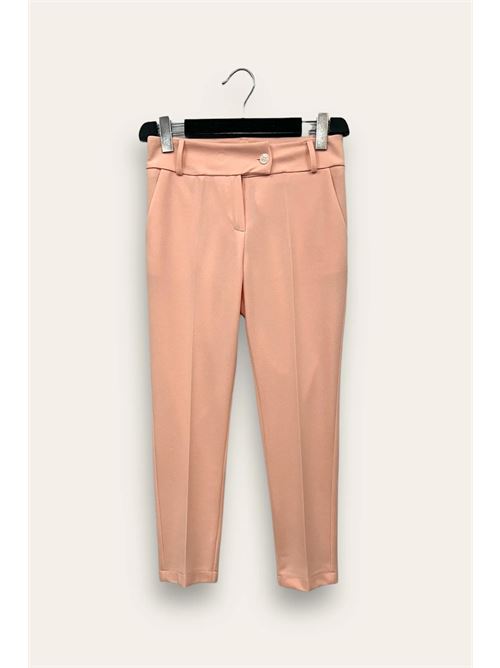 Pantalone a sigaretta in crepe LOVEme | AM-10661-AM-8042/Rosa