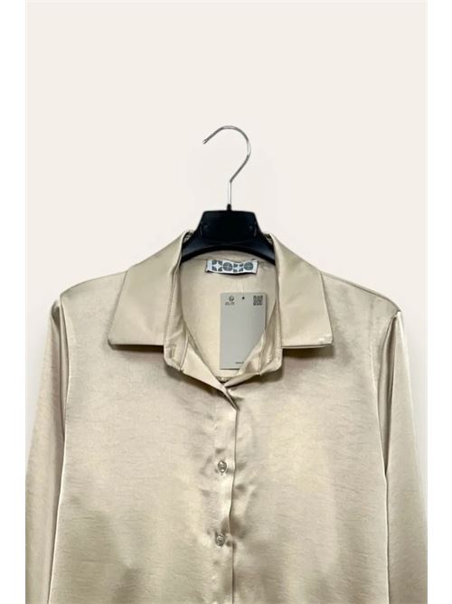 Camicia in raso LOVEme | CL-10673-CL-3957/Beige