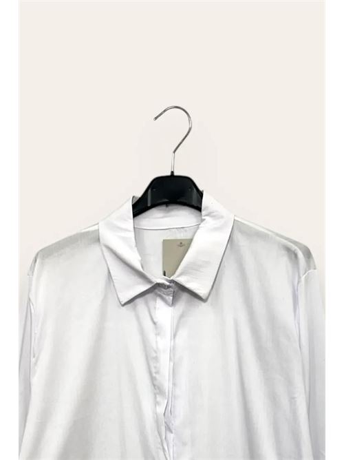 Camicia over in tinta unita LOVEme | JW-10729/BIANCO