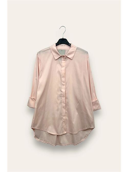 Camicia over in tinta unita LOVEme | JW-10729/ROSA