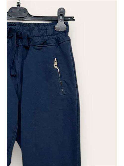 Pantalone in felpa con zip sulle tasche LOVEme | VA-10680-VA-814136/Blu