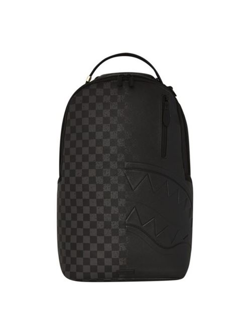 HALF SPRITZ BLACK/GREY CHECK UBACKPACK SPRAYGROUND | 910B6776NSZ/BLACK/GREY