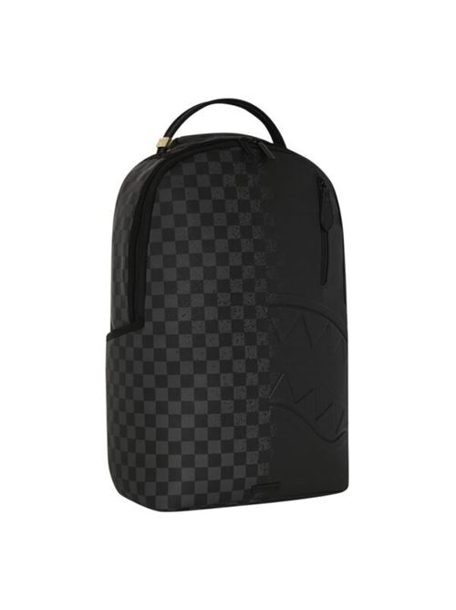 HALF SPRITZ BLACK/GREY CHECK UBACKPACK SPRAYGROUND | 910B6776NSZ/BLACK/GREY